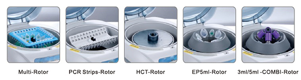 mini centrifūgas rotori